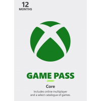 12 Meses Game Pass Core (ex XBOX LIVE)
