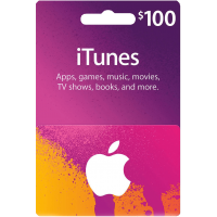 $100 Gift Card iTunes AppStore