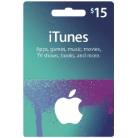 $15 Gift Card iTunes AppStore